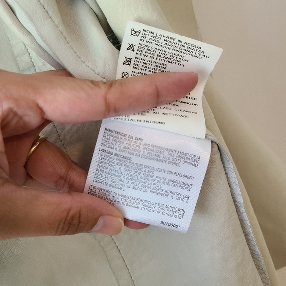 GIORGIO ARMANI Lamb Leather Jacket 46 - Picture 6 of 14